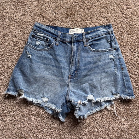 Abercrombie & Fitch Pants - A+F High Rise Jean Shorts